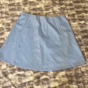 Lovely light blue a-line skirt with pockets